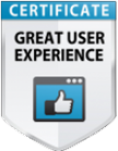 Certificate great user experience 2019