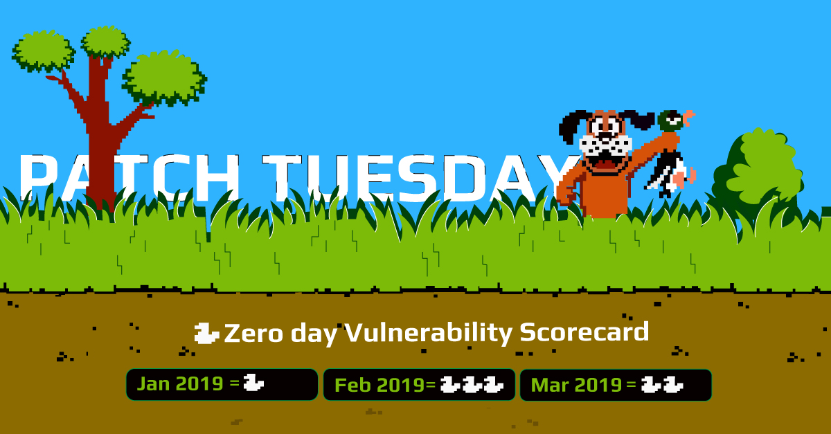 Microsoft Patch Tuesday | Les mises à jour de Mars 2019