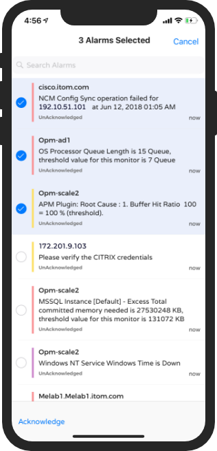 Application Mobile - Image 3 | ManageEngine OpManager