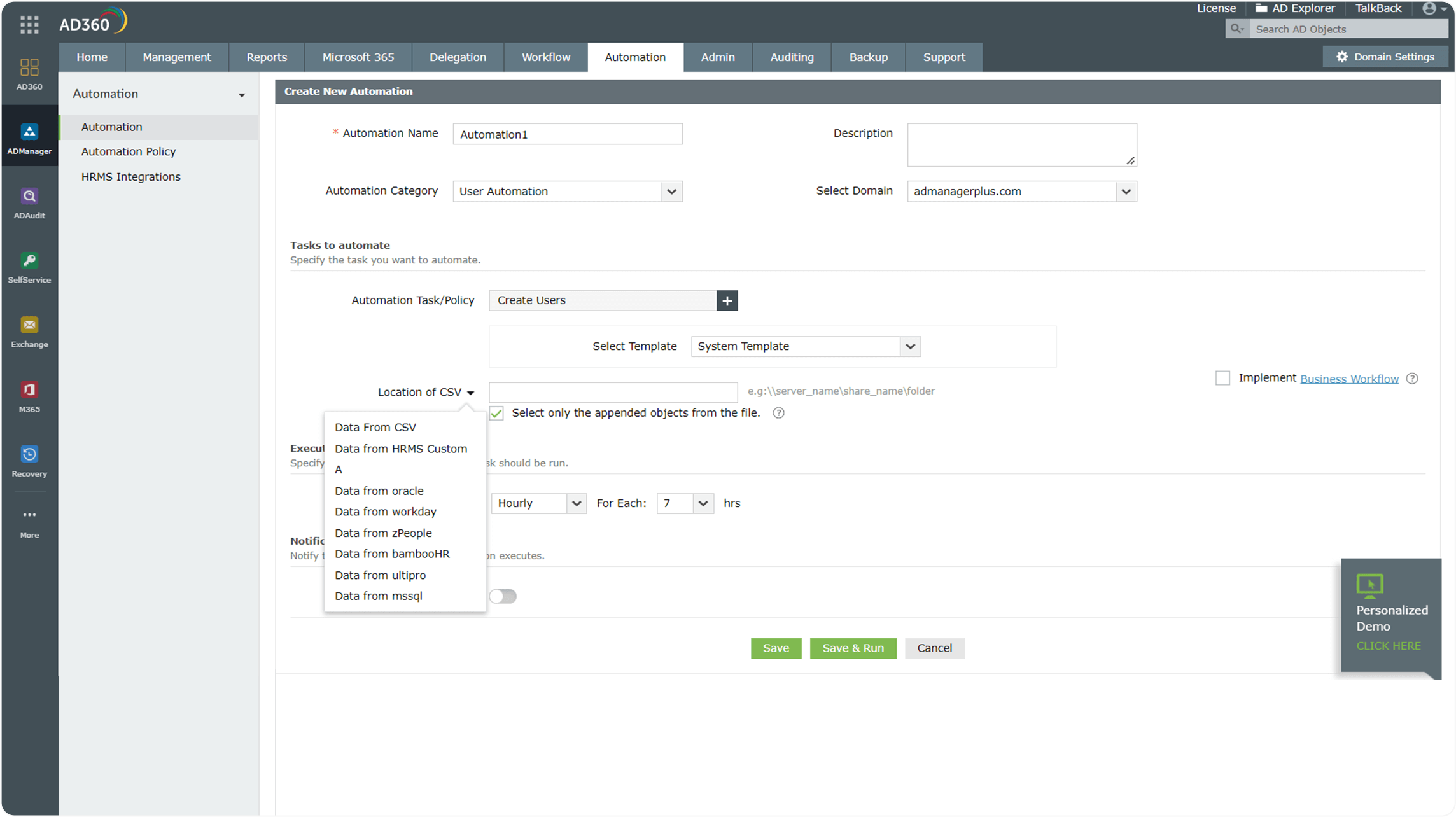 Multi-source data import