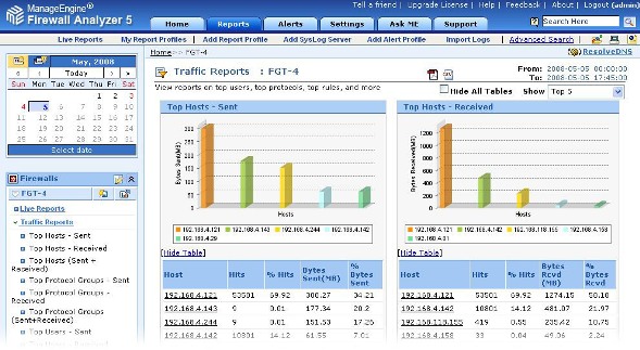 Firewall Analyzer Manage Engine