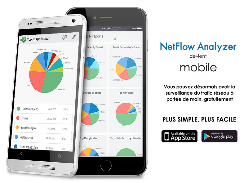 NetFlow Analyzer iOS app and Android app