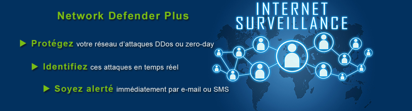 Applicatif de protection menaces réseau, ddos ou zero-day