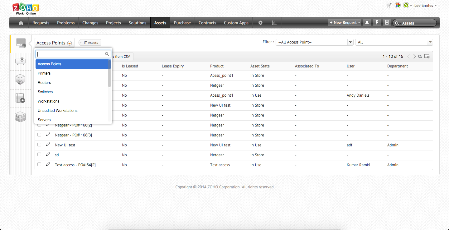 IT asset inventory management system