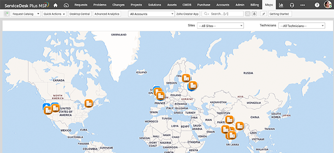 Logiciel de gestion des services de terrain (FSM) pour les MSP