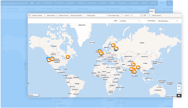 Logiciel de gestion des services sur le terrain (FSM)